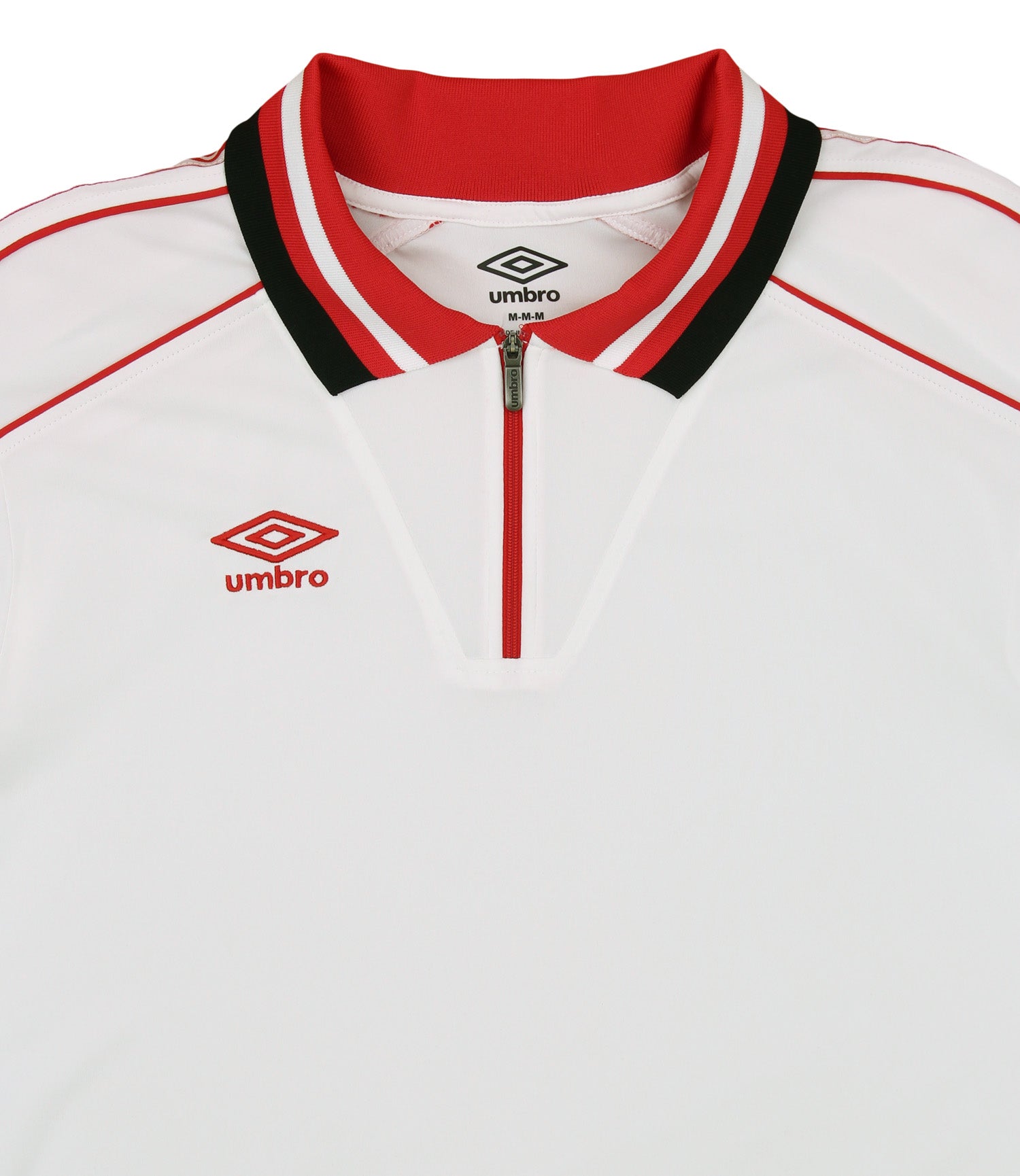 Umbro Mens Manu 1/4 Zip Soccer Jersey – Fanletic Umbro Mens Manu 1/4 Zip Soccer Jersey – Fanletic