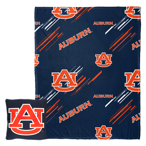 Northwest NCAA Auburn Tigers  Pillow & Silk Touch Throw Blanket Set