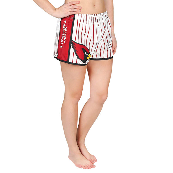 Forever Collectibles NFL Women's Arizona Cardinals Pinstripe Shorts