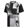 Adidas Men's Streetball Sport Tee Shirt, Black / White