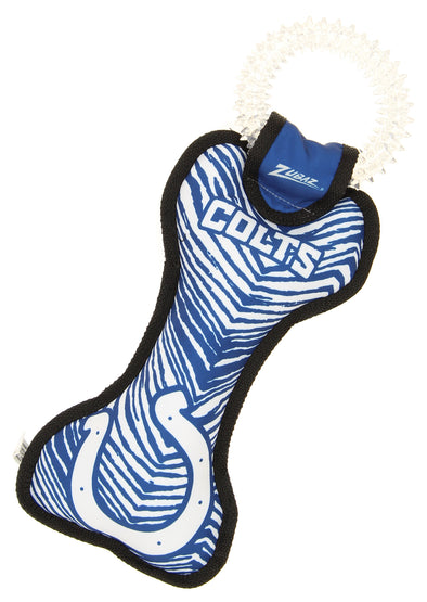 Zubaz X Pets First NFL Indianapolis Colts Team Ring Tug Toy for Dogs