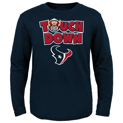 Outerstuff NFL Toddler Houston Texans Touch Down Long Sleeve T-Shirt