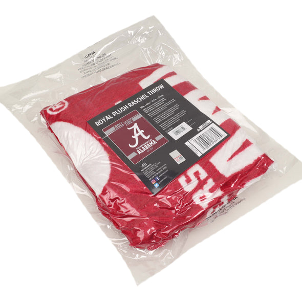 Northwest NCAA Alabama Crimson Tide Legion Raschel Throw, 50" x 60"