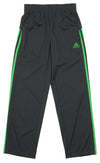 Adidas Youth Loose Core Athletic Pants, Grey / Lime Green