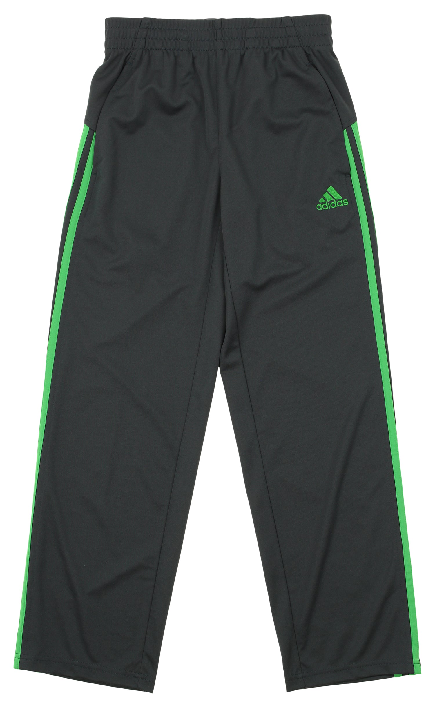 Adidas Youth Core Athletic Pants, Grey / Green – Fanletic