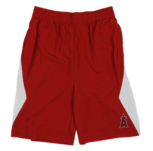 MLB Baseball Kids / Youth Los Angeles Angels Team Shorts - Red