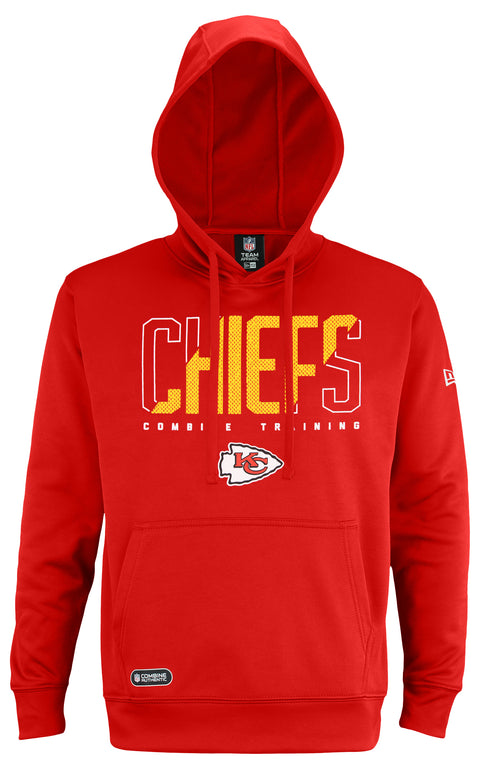 New Era NFL Men's Kansas City Chiefs Across Field Pullover Performance Fleece Hoodie