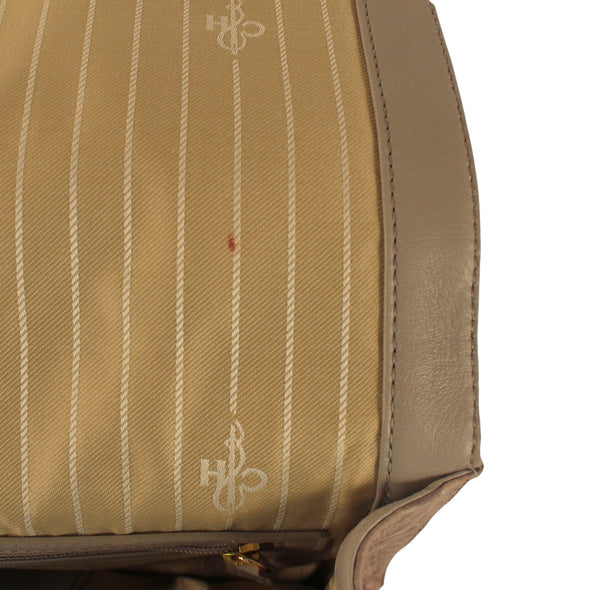 Cole Haan Izzie Clutch Bag Purse Leather Handbag - Brown