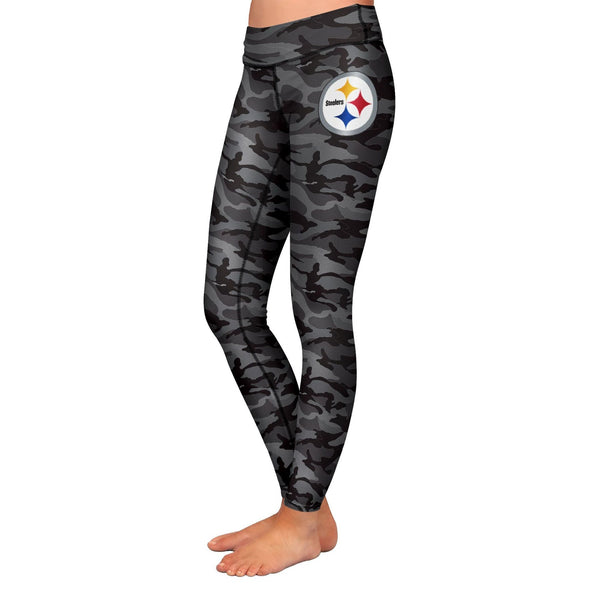 FOCO NFL Women's Pittsburgh Steelers Digital Printed Camo Leggings