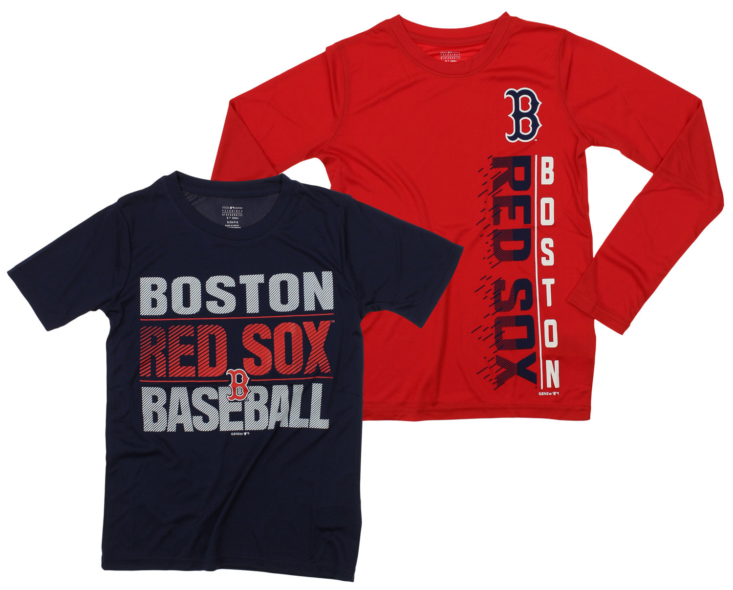 Outerstuff MLB Youth Boston Red Sox Fan Two Piece Performance T-Shirt –  Fanletic