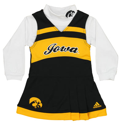 Outerstuff NCAA Infant Girls Iowa Hawkeyes Cheer Jumper Dress