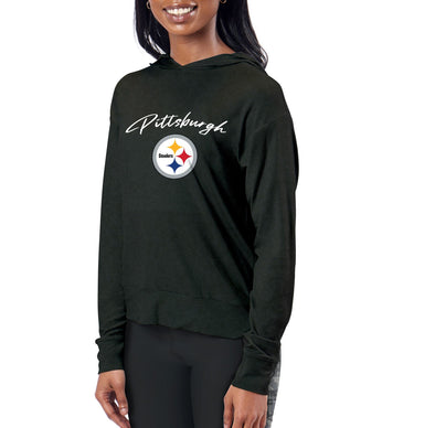 Certo By Northwest NFL Women's Pittsburgh Steelers Session Hooded Sweatshirt