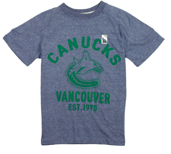 NHL Youth / Little Kids Vancouver Canucks Short Sleeve  Graphic Tee T-Shirt, Blue