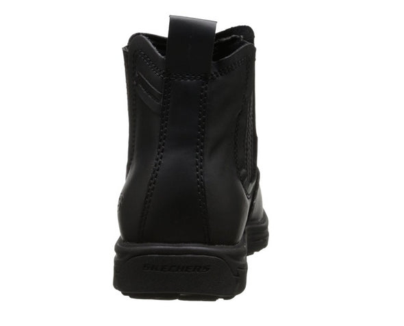 Skechers Men's Segment-Dorton Chukka Boot, Black Leather
