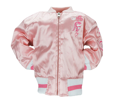 NCAA College Baby Girls Southern California Trojans Varsity Cheer Jacket - Pink