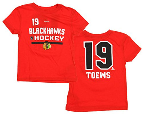 Reebok NHL Youth Chicago Blackhawks Jonathan Toews #19 Speedwick Player Tee