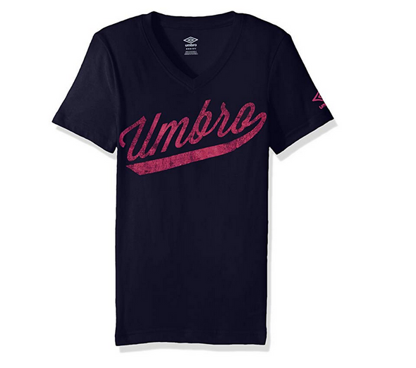 Umbro Youth Girls Sweep Cotton Short Sleeve Top, Color Options