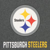 Zubaz NFL Pittsburgh Steelers Men's Heather Grey Fleece Hoodie