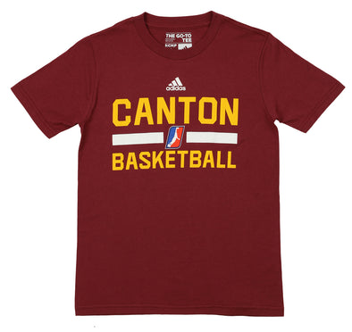 Adidas NBA Youth Canton Charge Practice Wear Tee, Maroon