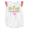 Adidas Infant Girls NBA New Orleans Pelicans Polka Fan 2 Pack Creeper Set