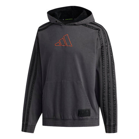 Adidas Men's DANIEL PATRICK X HARDEN Hoodie, Black / Red