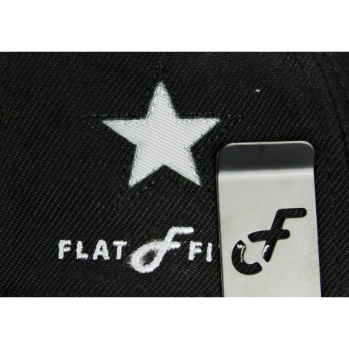 Flat Fitty F Star Snapback Cap Hat, Black, One Size