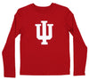 Outerstuff NCAA Youth (8-20) Indiana Hoosiers Team Logo Long Sleeve Shirt