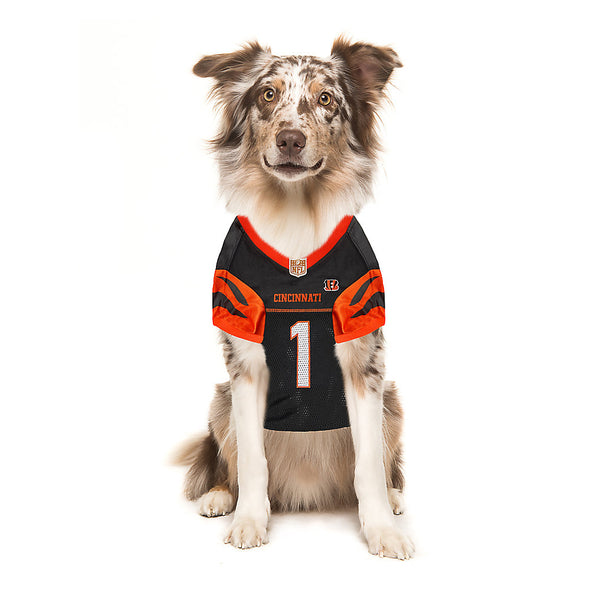 Pets First NFL Cincinnati Bengals Ja'Marr Chase Jersey For Dogs