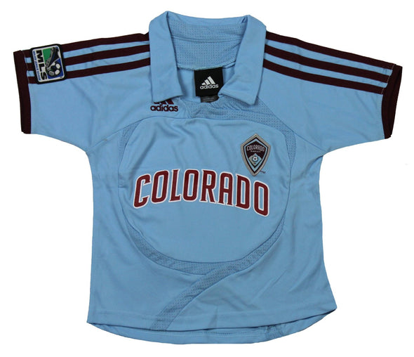 Adidas MLS Soccer Infants Colorado Rapids Away Replica Jersey Polo Top