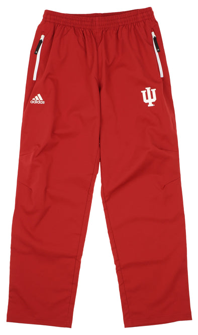 Adidas NCAA Men's Indiana Hoosiers ClimaLite Woven Performance Pants, Red