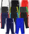 Adidas Youth Game Time 3 Stripe Fleece Pants, Color Options