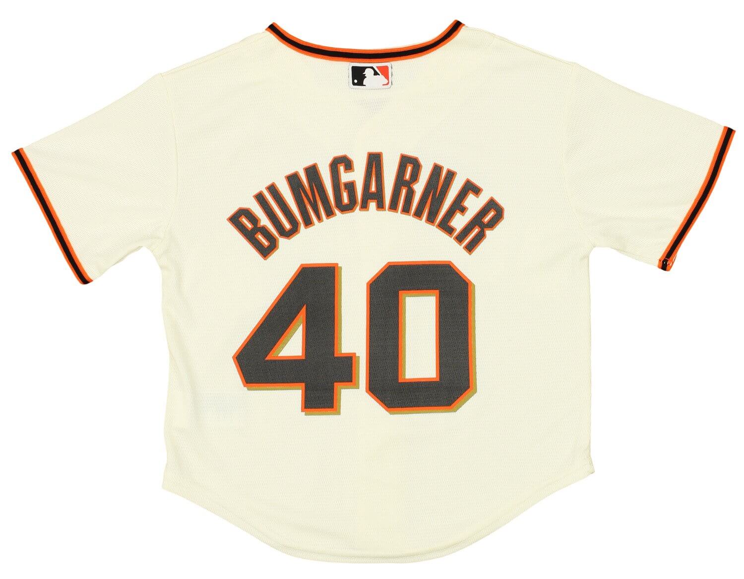 Outerstuff Little Boys (4-7) San Francisco Giants Madison Bumgarner #40 MLB  Cool Base Home Replica Jersey