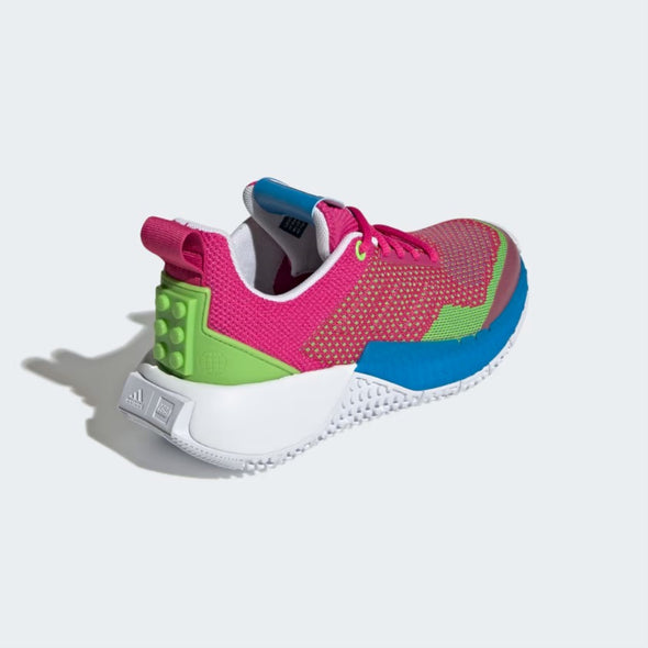 Adidas X LEGO Big Kids Sport Pro Shoes, Real Magenta/Semi Solar Green