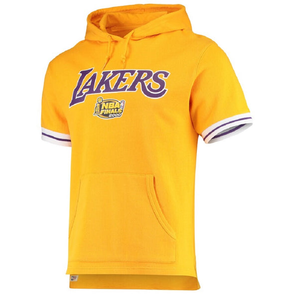 Mitchell & Ness NBA Youth (8-20) Los Angeles Lakers Short Sleeve French Terry Hoodie