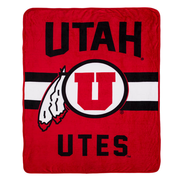Northwest NCAA Utah Utes Singular Silk Touch Throw Blanket, 45" x 60"