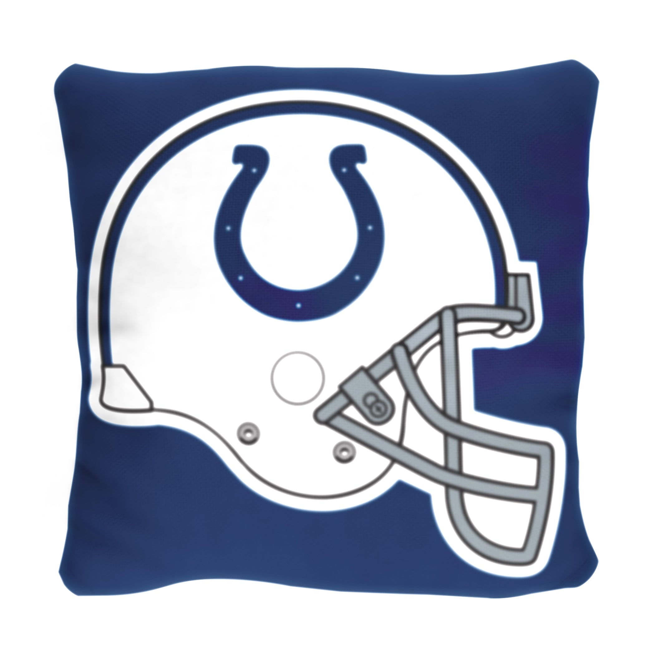 INDIANAPOLIS COLTS HELMET SHAPED PILLOW TEAM COLORS TEAM LOGO NFL new