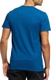 adidas Men's International Classic 3-Stripes T-Shirt, Legend Marine/Yellow