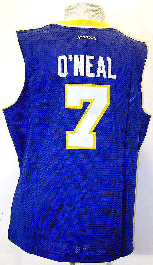 Reebok NBA Basketball Women's Indiana Pacers JERMAINE O'NEAL # 7 Throwback Jersey