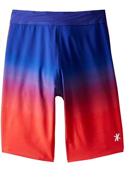 KLEW NBA Men's Los Angeles Clippers Gradient Board Shorts