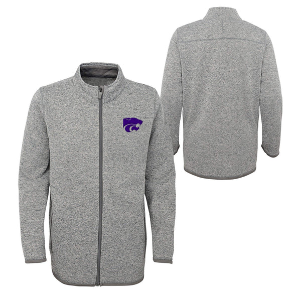 Outerstuff NCAA Youth Boys (8-20) Kansas State Wildcats Lima Full Zip Fleece Jacket