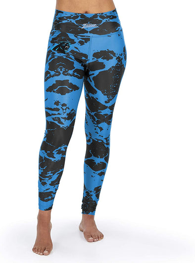 Zubaz Women's Carolina Panthers Team Colors Lava Legging