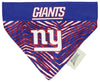 Zubaz X Pets First NFL New York Giants Reversible Bandana For Dogs & Cats