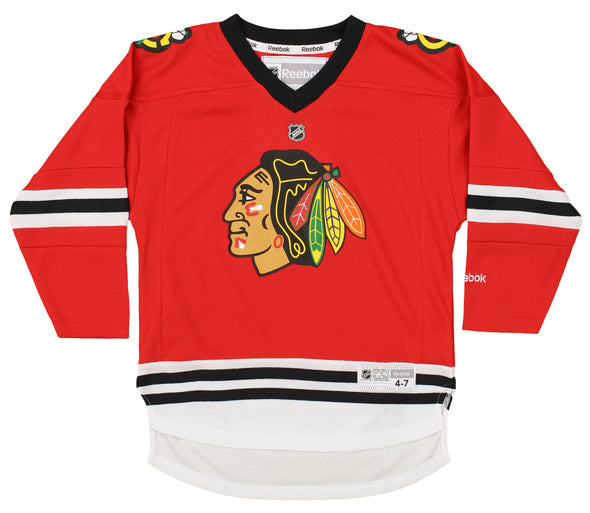 Reebok NHL Hockey Boys Kids Chicago Blackhawks Patrick Sharp #10 Replica Jersey, Red