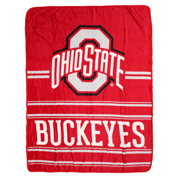 Northwest NCAA Ohio State Dual Vision Silk Touch Throw Blanket, 45x60