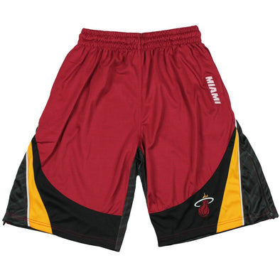 Zipway NBA Basketball Men's Miami Heat Wave Team Colors Shorts, Red