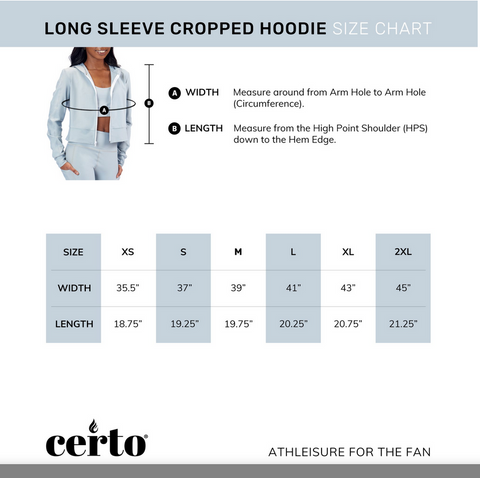 Certo By Northwest NFL Women's Minnesota Vikings All Day Cropped Hoodie, Black
