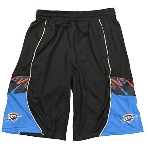 Zipway NBA Men's Oklahoma City Thunder Eraser Basketball Athletic Shorts, Black
