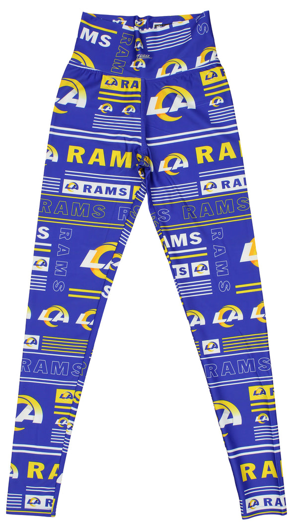 Zubaz NFL Women's Los Angeles Rams Column 24 Style Leggings