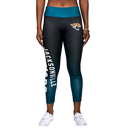 Forever Collectibles NFL Women's Jacksonville Jaguars Gradient 2.0 Wordmark Legging