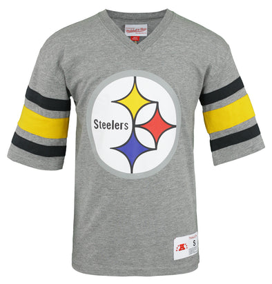 Mitchell & Ness NFL Youth (8-20) Pittsburgh Steelers Post Season Run V-Neck Tee
